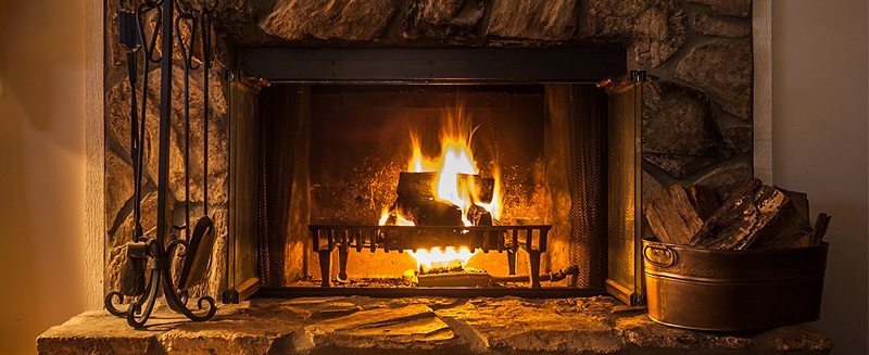 smokeless fireplace logs