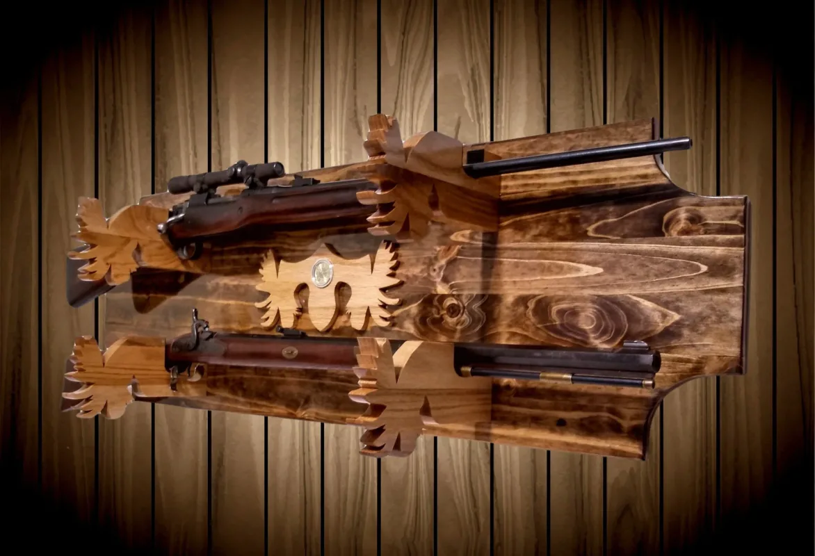 Decorative Rifle Wall Mounts