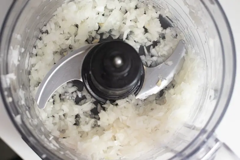 Chopping Onions In Food Processor