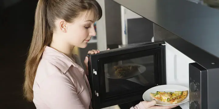 can paper plates go in the microwave