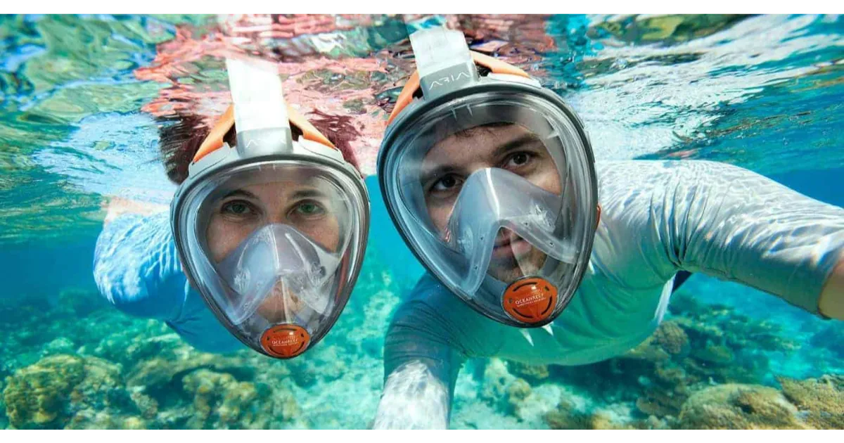 full face snorkel mask