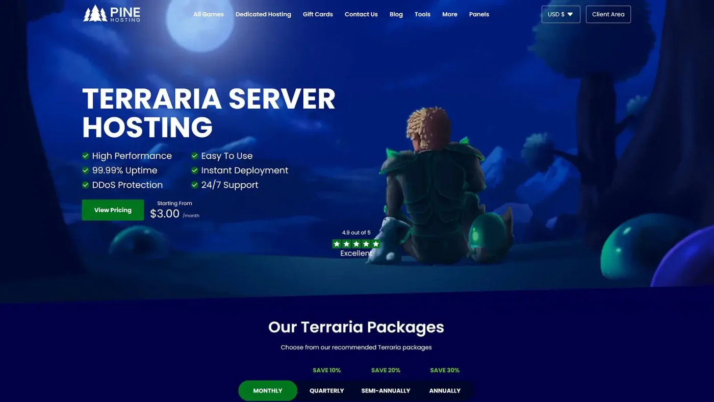 pine hosting